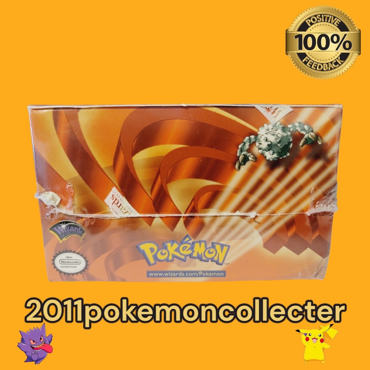 Wizards of the Coast 1st Edition Pokemon Gym Heroes Booster