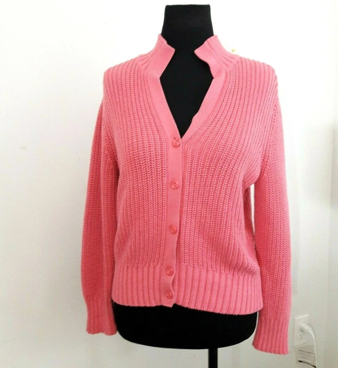 Talbots pink clearance cardigan