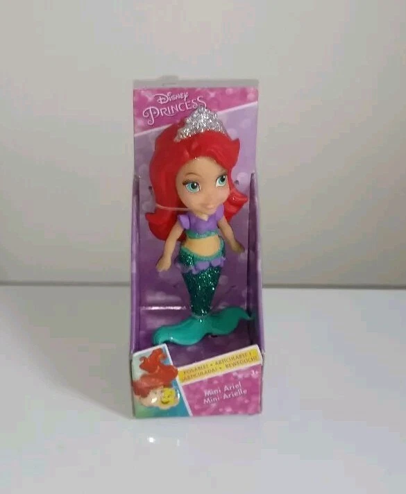 Mini Figuras Princesa Disney 6 Muñecas Posables Ariel Moana Pocohontas Niños Juguete Nuevo Foto 2 de 4