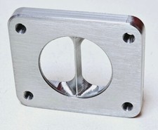 Stainless T5 Hx52 Divided Turbo Inlet Flange To 2.5 Tubing Fit Volvo D12 6bt