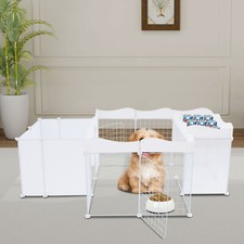 Small Dog Fence, Small Dog Fence with Toilet Training Area, Indoor Puppy Fence