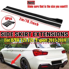 2M Black Side Skirt Extension