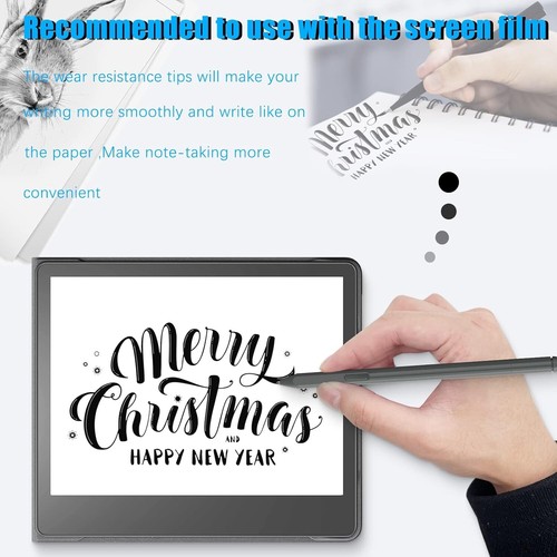Smooth Writing Experience with 2 Fine Tips for Kindle Scribe - Titanium Alloy - Afbeelding 6 van 9