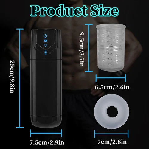 Men Sex Toy Male Masturbaters Automatic HandsFree Rotating Cup Thrusting Stroker - Picture 8 of 9