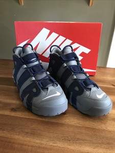 Nike Air More Uptempo Talla 12.5 Georgetown Hoyas Gris/Azul Marino  921948-003 DEADSTOCK! | eBay
