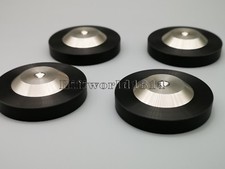 4x Hifi Steel Graphite Speaker amp spikes stand Spike Feet Base 39 11mm