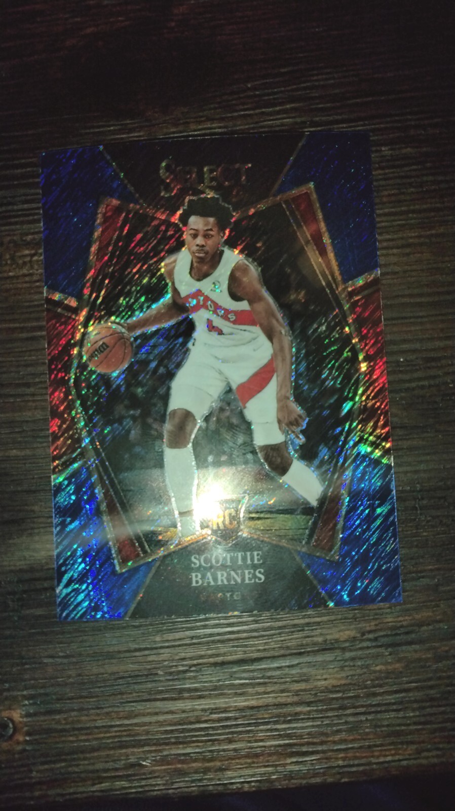 2021-2022 Panini Select Scottie Barnes Premier Level BLUE SHIMMER RC Raptors