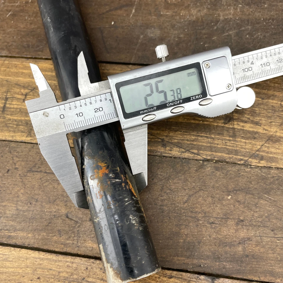 Tija de sillín SE Racing BMX 25,6 mm Mid School BMX 2003 12,5 pulgadas negra 00s Foto 4 de 4