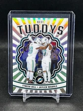 2023 Donruss Optic Football Holo Prizm Tuddys Tyreek Hill Jaylen Waddle #BT-TJ