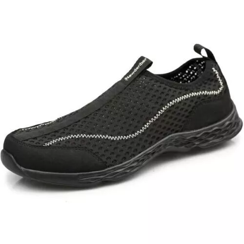 Ranberone Mens Garden Beach Clogs Mesh Slippers Sandals Shoes Size 46 UK 11