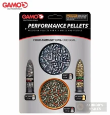 Gamo PERFORMANCE .177 PELLETS 4-Types 400 Total AirGun 632092854 FAST SHIP