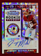 2019 Panini Contenders Rookie Ticket Cracked Ice Jimmy Moreland #7/23 Auto RC