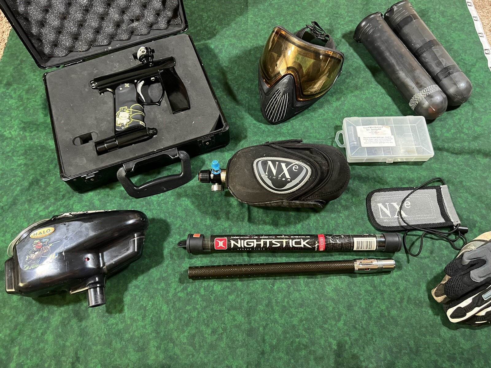 Empire Invert Mini Paintball Bundle - Halo Hopper, Pure Ener