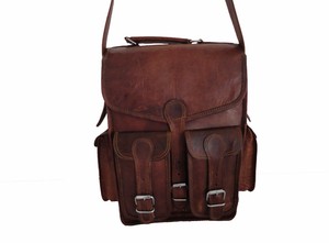 convertible messenger bag backpack leather