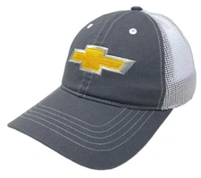 GM Chevrolet Chevy Men's Officially Licensed Embroidered Logo Trucker Hat Cap