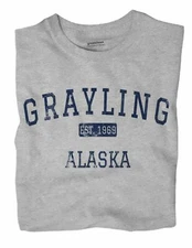Grayling Alaska AK T-Shirt EST