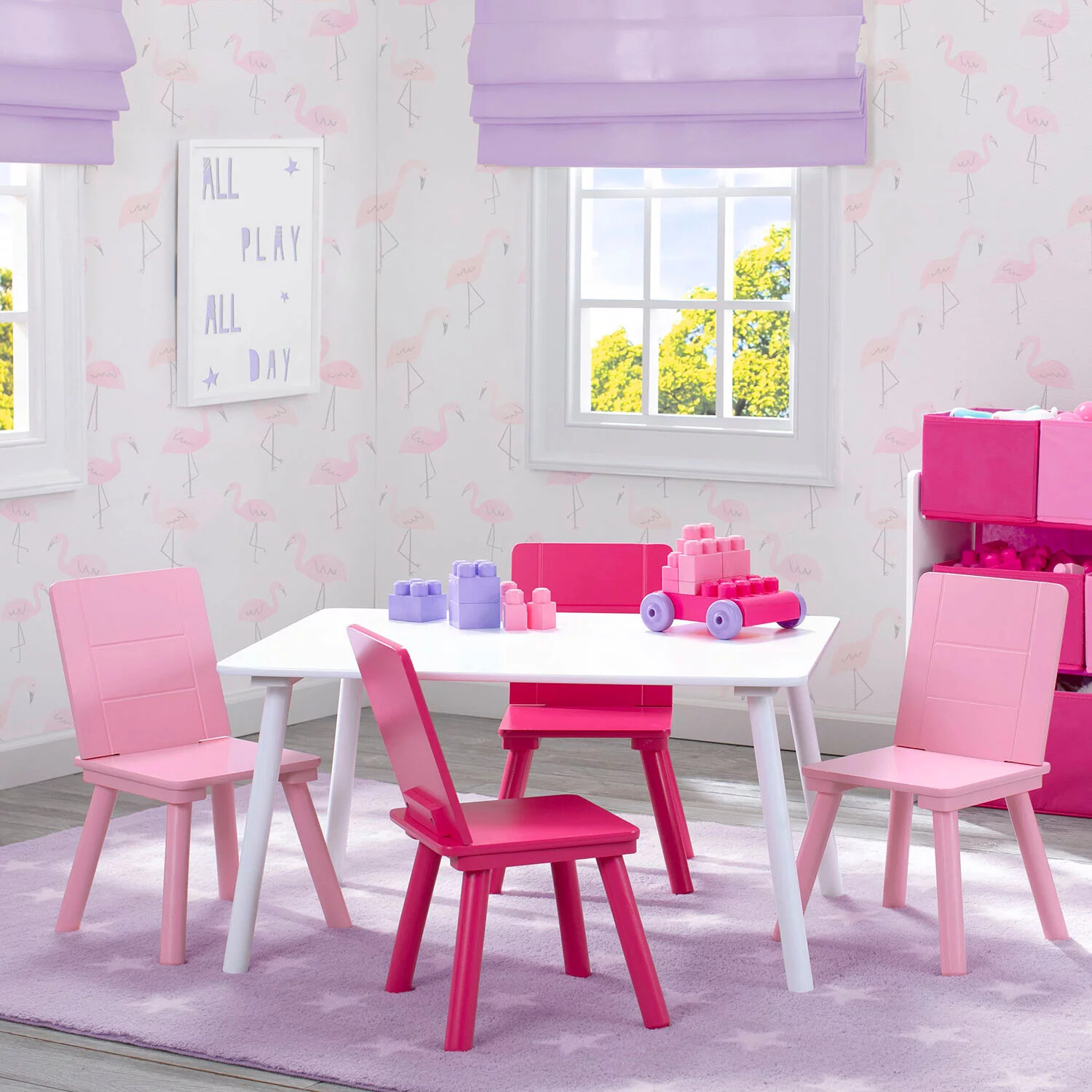 Set 4 Chairs Included, Assorted Colors