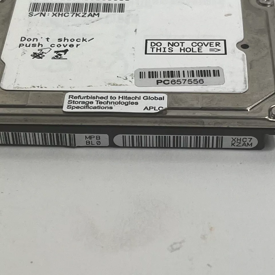 Hitachi HTS541040G9SA00 40GB 5400RPM 2.5" SATA Laptop Hard Drive (Read) - Image 4 of 4