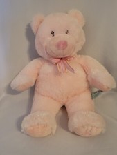 Russ Berrie My First Teddy Bear Pink Soft Toy 17" LN
