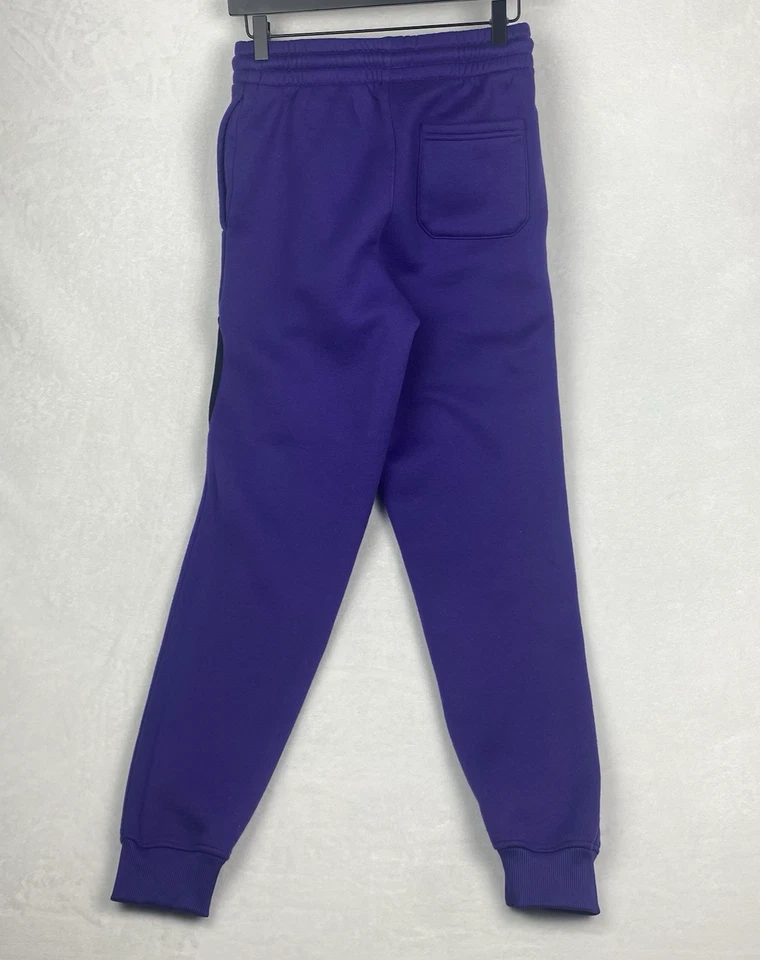 NBA Los Angeles Lakers Sweatpants Youth Small Purple Joggers Basketball Pockets - Image 2 of 4