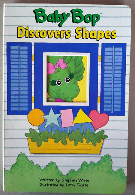 Barney: Baby Bop Discovers Shapes by Stephen White (1993, Hardcover) Rare Find