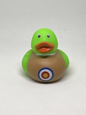Bullseye Green Rubber 2 Ducky Pool Bath Jeep Toy