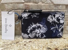 NWT Vera Bradley Lighten Up Zip ID Case FROSTED FLORAL