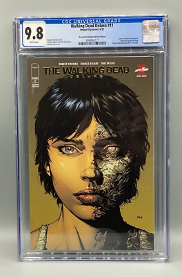 Walking Dead Deluxe 11 - CGC 9.8 - Second Printing/Gold Foil - Comics Vault Live