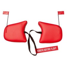 Beechcraft Bonanza V35A Cowl Plugs w/ RBF Streamer (Color: Red)