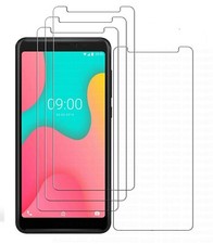  4 PCS TEMPERED GLASS FOR ALCATEL 3X 2018 SCREEN PROTECTOR FILM DISPLAY
