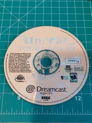 Unreal Tournament Sega Dreamcast 2000 Disc Only