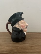 Miniature Toby Mug THE COLONEL Kelsboro Ware Pottery Hand Painted England 3.5”