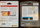 TWO MicroSDHC 8GB cards Polaroid Cls 10 & adapter SanDisk Cls 4 NEW IN PACKAGING — photo 2