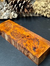 Stabilized Amboyna Burl Turning Block/ 1911 Grips / Knife Block AB21