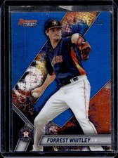 2019 Bowman's Best Forrest Whitley Top Prospects Blue Refractor #/150 Astros