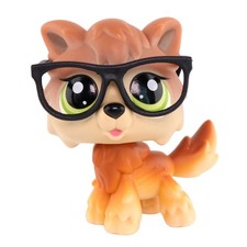 LPS 2141 Timber Wolf Green Eyes Blond Animal Collecton Cute Kid Birthday Gift