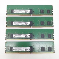 Lot of 4 4GB 1Rx8 PC4-2400T-RDB-11 Server RAM MTA9ASF51272PZ-2G3B1II Micron