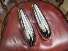 Jaguar MK2 Daimler V8-250 rechromed rear over-riders pair