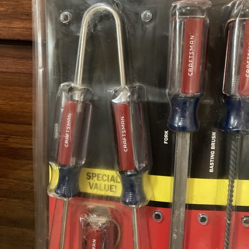 Vintage Craftsman Tool 5 Piece Barbecue Accessory Set Grill NOS Rare Made In USA - Picture 4 of 9