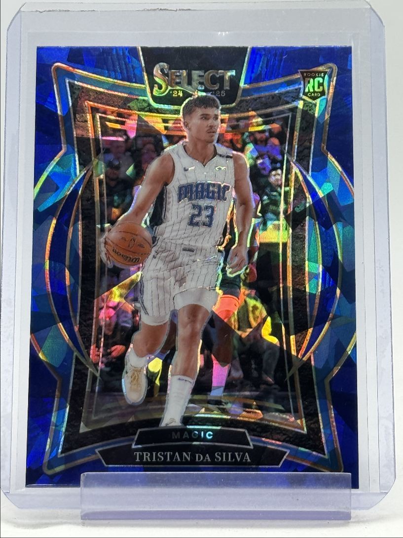 TRISTAN DA SILVA 2024-25 SELECT CONCOURSE ROOKIE BLUE CRACKED ICE A RC Q3185
