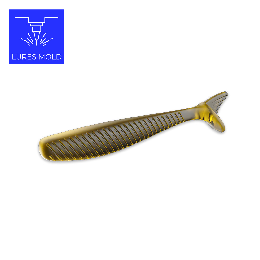 Bait DIY Fishing Mold Soft Plastisol Swimbait K136 4inch - Image 3