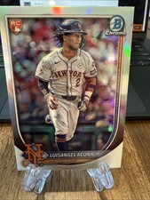 2025 Bowman - Luisangel Acuna #83 Sp Rookie Red Rc Chrome Variation (RC)