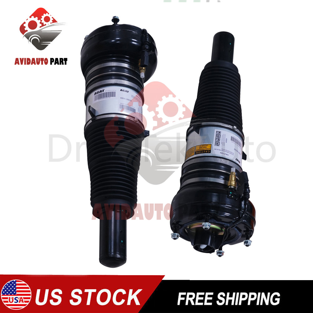 2x Front Air Suspension Struts For Audi A8 S8 4H 4H0616039 For Bentley Mulsanne