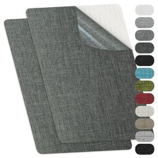 TXSN Self-Adhesive Fabric Repair Patches, Large Size 8X11 inch Dark Grey