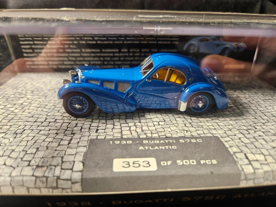 MINICHAMPS 1938 Bugatti 57SC Atlantic 1:43 Scale Inv. #5696 - Image 2 of 4
