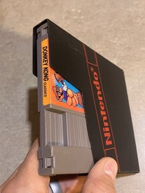 Donkey Kong Classics Nintendo NES + Dust Cover Cartridge Sleeve - Nice!! 😎🔥