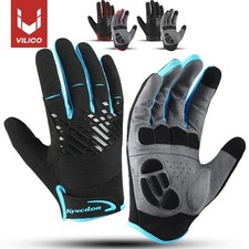 Bicycle Cycling Gloves Breathable Gel Pad Full Finger Road Mountain Bike Gloves
