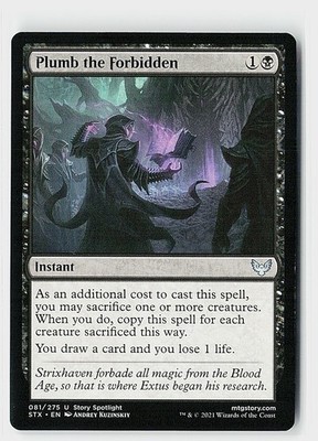 Plumb the Forbidden U Strixhaven: School of Mages 81 NM