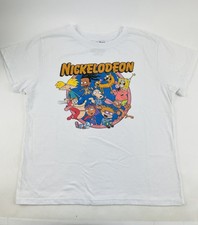 Vintage Nickelodeon 90s Cartoon Character Graphic T-Shirt Unisex Medium Rugrats