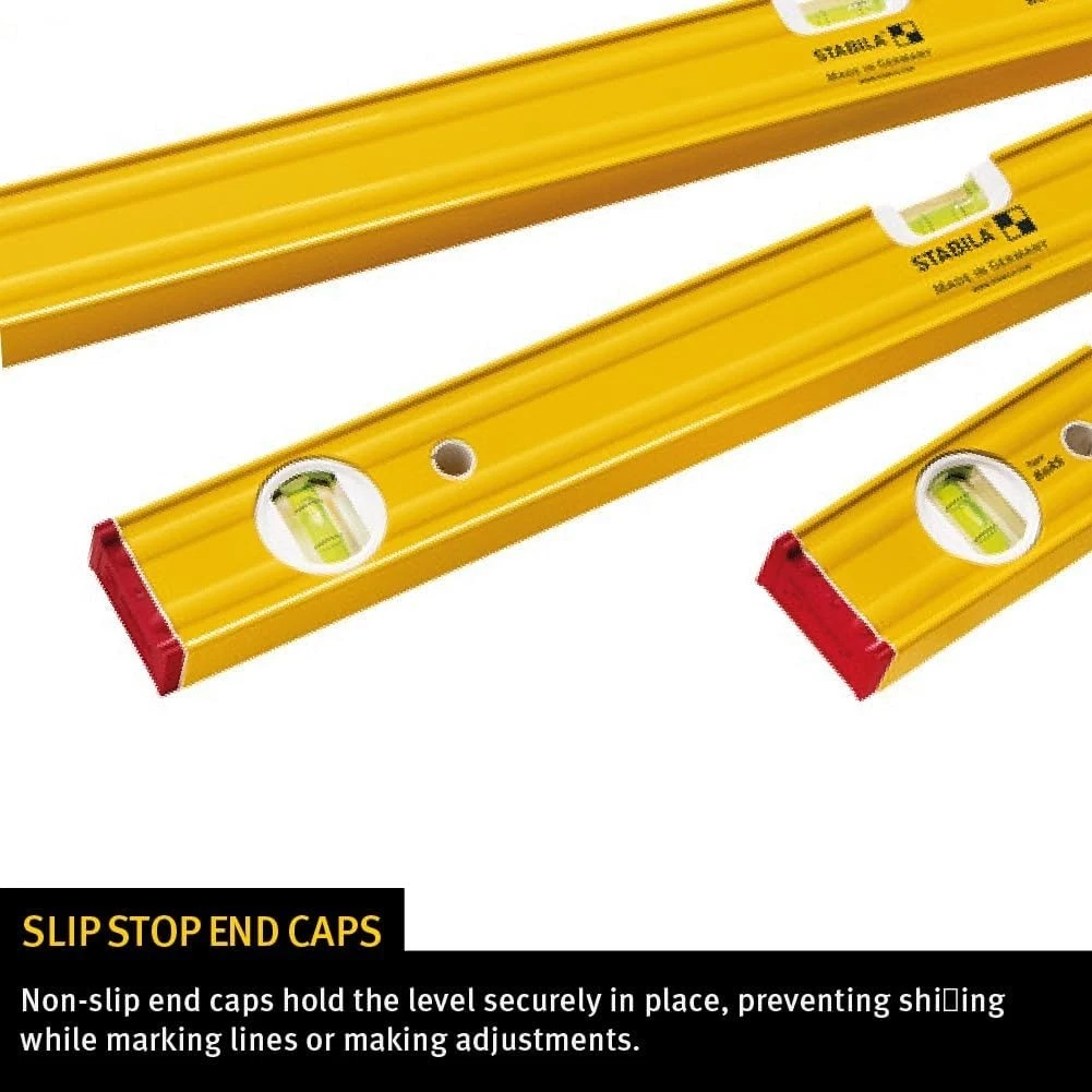 Stabila Pro Set 80 AS Spirit Levels con estuche de transporte
